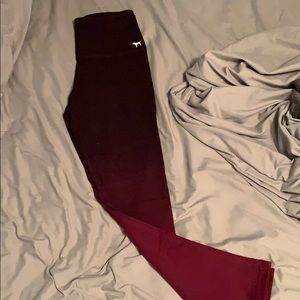 PINK ombré leggings